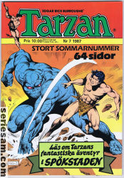 Tarzan 1987 nr 7 omslag serier