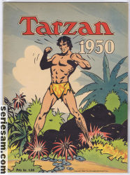 Tarzan julalbum 1950 omslag serier