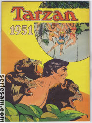Tarzan julalbum 1951 omslag serier
