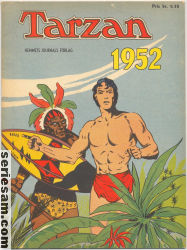 Tarzan julalbum 1952 omslag serier