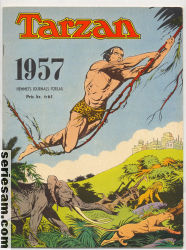 Tarzan julalbum 1957 omslag serier