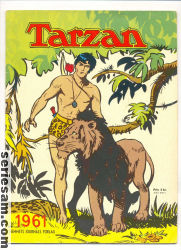 Tarzan julalbum 1961 omslag serier