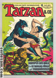 Tarzan & CO 1975 nr 2 omslag serier Tarzan & CO 1975 nr 2 omslag serier