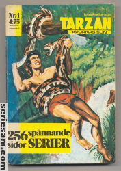 Tarzan pocket 1972 nr 4 omslag serier
