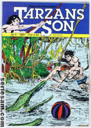 Tarzans son 1981 nr 4 omslag serier