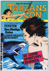 Tarzans son 1983 nr 1 omslag serier Tarzans son 1983 nr 1 omslag serier