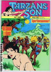 Tarzans son 1985 nr 1 omslag serier Tarzans son 1985 nr 1 omslag serier