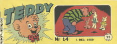 Teddy 1959 nr 14 omslag serier