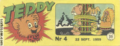 Teddy 1959 nr 4 omslag serier