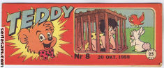 Teddy 1959 nr 8 omslag serier