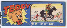 Teddy 1959 nr 9 omslag serier