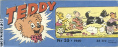 Teddy 1960 nr 35 omslag serier Teddy 1960 nr 35 omslag serier