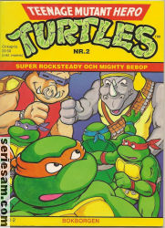 Teenage Mutant Hero Turtles Bokborgen 1991 nr 2 omslag serier Teenage Mutant Hero Turtles Bokborgen 1991 nr 2 omslag serier