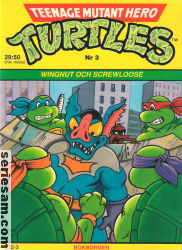 Teenage Mutant Hero Turtles Bokborgen 1992 nr 3 omslag serier