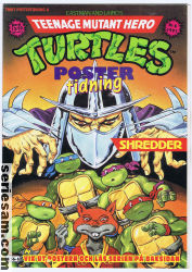 Teenage Mutant Hero Turtles postertidning 1991 nr 6 omslag serier