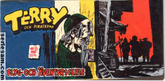 Terry och piraterna 1954 nr 8 omslag serier