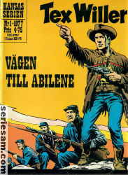 Tex Willer 1977 nr 1 omslag serier Tex Willer 1977 nr 1 omslag serier