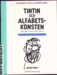 Tintin och alfabetskonsten 1989 (bilaga)