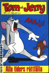 Tom och Jerry 1970 nr 1 omslag serier