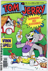 Tom och Jerry 1990 nr 12 omslag serier