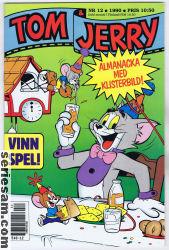 Tom och Jerry 1990 nr 12 omslag serier Tom och Jerry 1990 nr 12 omslag serier