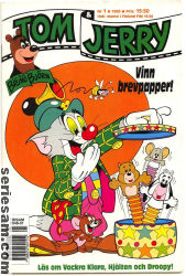 Tom och Jerry 1995 nr 1 omslag serier Tom och Jerry 1995 nr 1 omslag serier