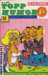 Topphumor 1974 nr 2 omslag serier Topphumor 1974 nr 2 omslag serier