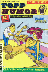 Topphumor 1974 nr 4 omslag serier Topphumor 1974 nr 4 omslag serier