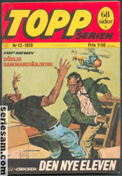 Toppserien 1970 nr 12 omslag serier Toppserien 1970 nr 12 omslag serier