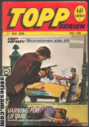 Toppserien 1970 nr 6 omslag serier Toppserien 1970 nr 6 omslag serier
