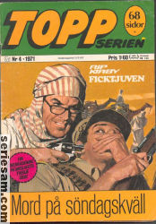 Toppserien 1971 nr 4 omslag serier Toppserien 1971 nr 4 omslag serier