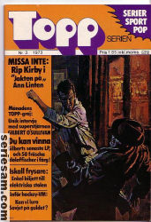 Toppserien 1973 nr 3 omslag serier Toppserien 1973 nr 3 omslag serier
