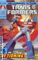 Transformers 1987 nr 1 omslag serier Transformers 1987 nr 1 omslag serier