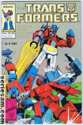 Transformers 1987 nr 6 omslag serier Transformers 1987 nr 6 omslag serier