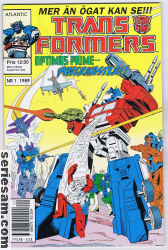 Transformers 1989 nr 1 omslag serier Transformers 1989 nr 1 omslag serier