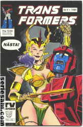 Transformers 1989 nr 9 omslag serier Transformers 1989 nr 9 omslag serier