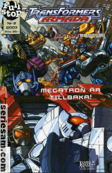 Transformers Armada 2003 nr 2 omslag serier Transformers Armada 2003 nr 2 omslag serier