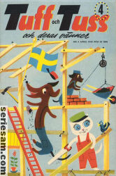 Tuff och Tuss 1956 nr 4 omslag serier