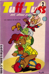Tuff och Tuss 1957 nr 2 omslag serier