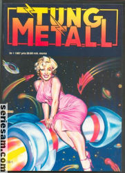 Tung metall 1987 nr 1 omslag serier