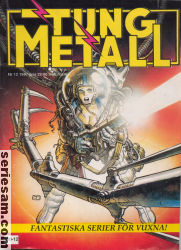 Tung metall 1987 nr 12 omslag serier