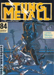 Tung metall 1987 nr 4 omslag serier