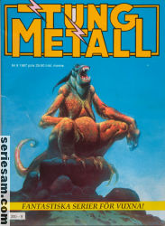 Tung metall 1987 nr 9 omslag serier