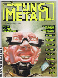 Tung metall 1988 nr 1 omslag serier