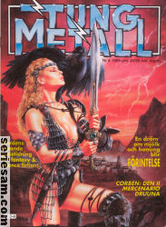 Tung metall 1989 nr 4 omslag serier