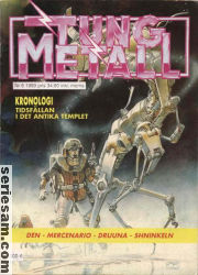 Tung metall 1989 nr 6 omslag serier