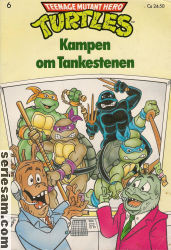 Teenage Mutant Hero Turtles album 1991 nr 6 omslag serier Teenage Mutant Hero Turtles album 1991 nr 6 omslag serier