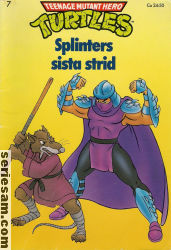 Teenage Mutant Hero Turtles album 1991 nr 7 omslag serier Teenage Mutant Hero Turtles album 1991 nr 7 omslag serier