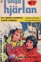 Unga hjärtan 1961 nr 1 omslag serier