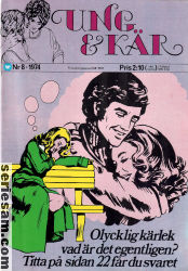 Ung och kär 1974 nr 8 omslag serier